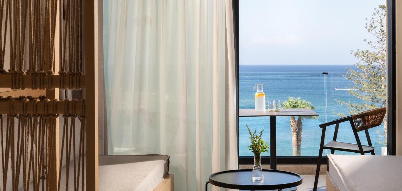 Helea Lifestyle Beach Resort Kallithéa المظهر الخارجي الصورة Sea view from a room at the hotel