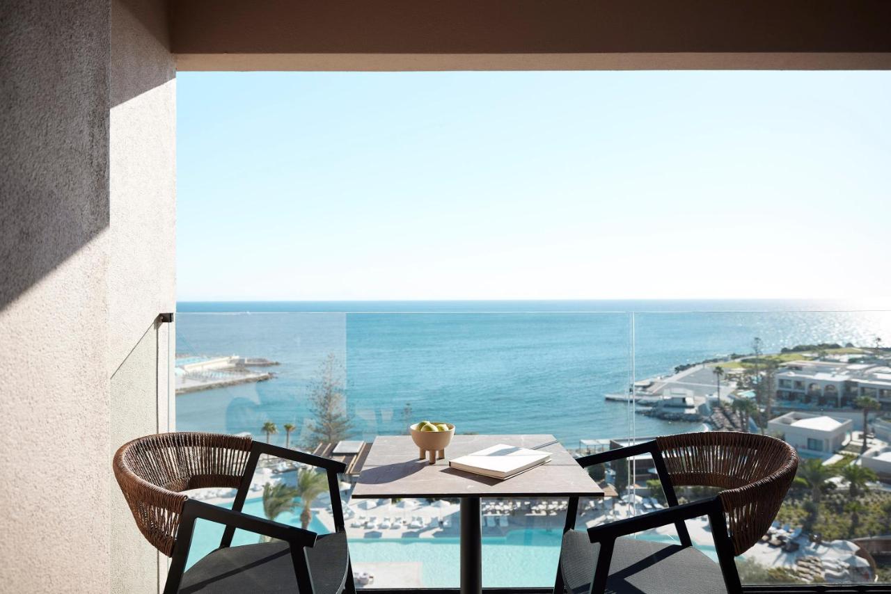 Helea Lifestyle Beach Resort Kallithéa المظهر الخارجي الصورة View from the balcony of a suite