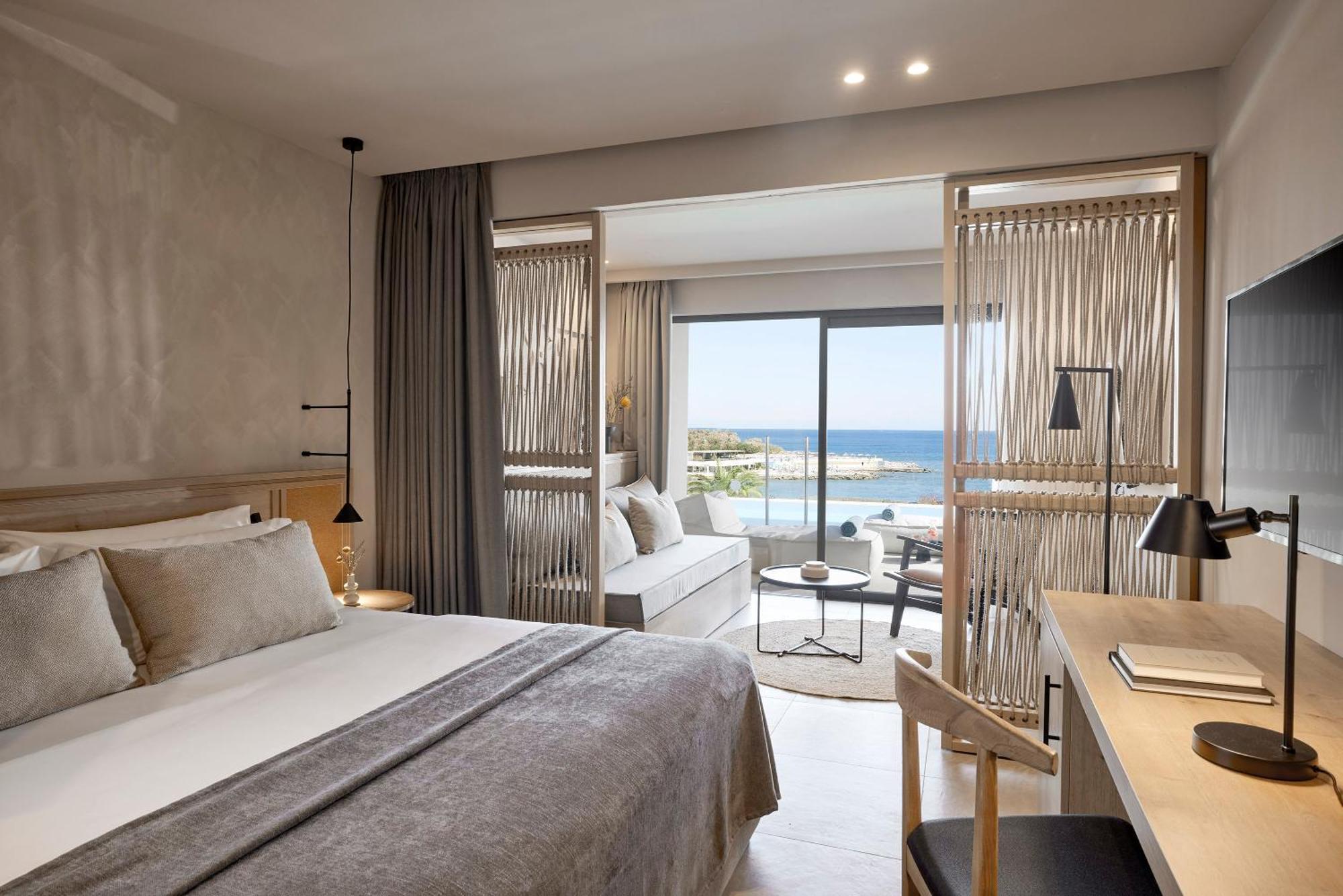 Helea Lifestyle Beach Resort Kallithéa المظهر الخارجي الصورة Deluxe Seafront Room