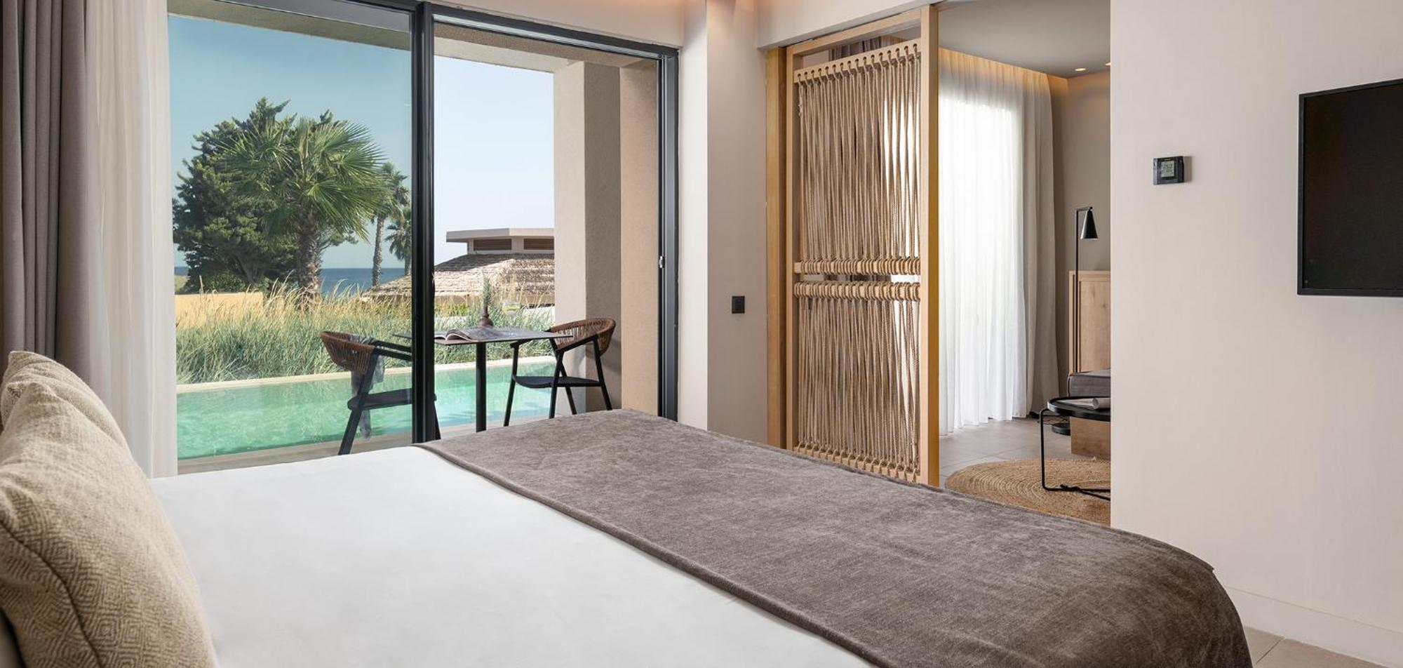 Helea Lifestyle Beach Resort Kallithéa المظهر الخارجي الصورة A room at the hotel