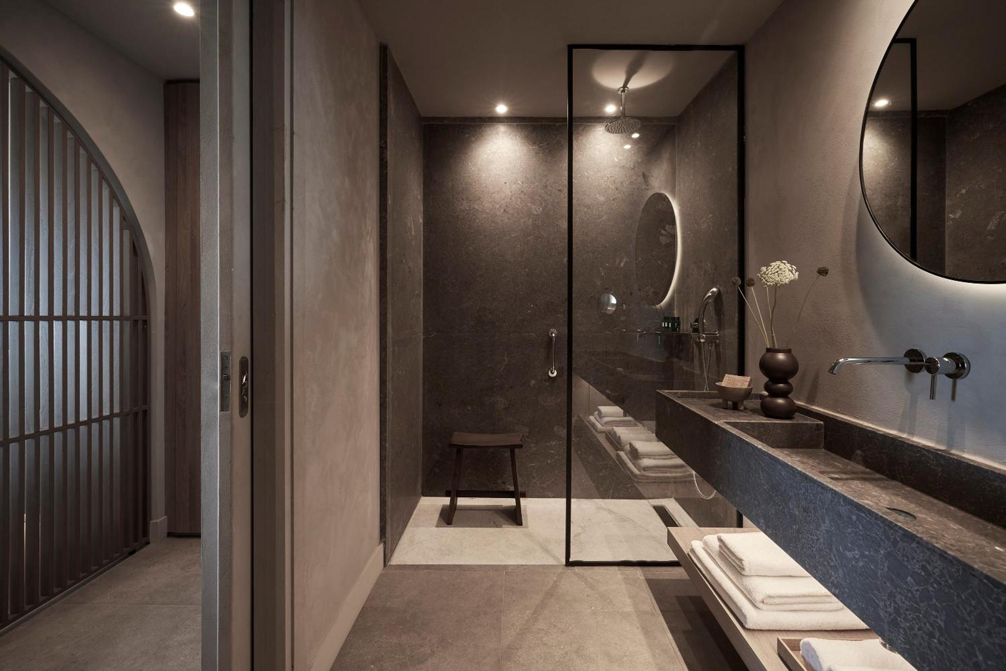 Helea Lifestyle Beach Resort Kallithéa الغرفة الصورة Bathroom